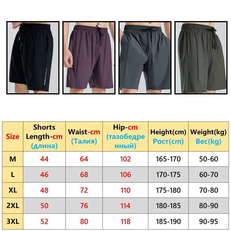 Breathable Running Shorts Outdoor Fashionable Loose Beach Gym Golf Tennis Shorts Summer Mesh Pocket Reflective Shorts W250324