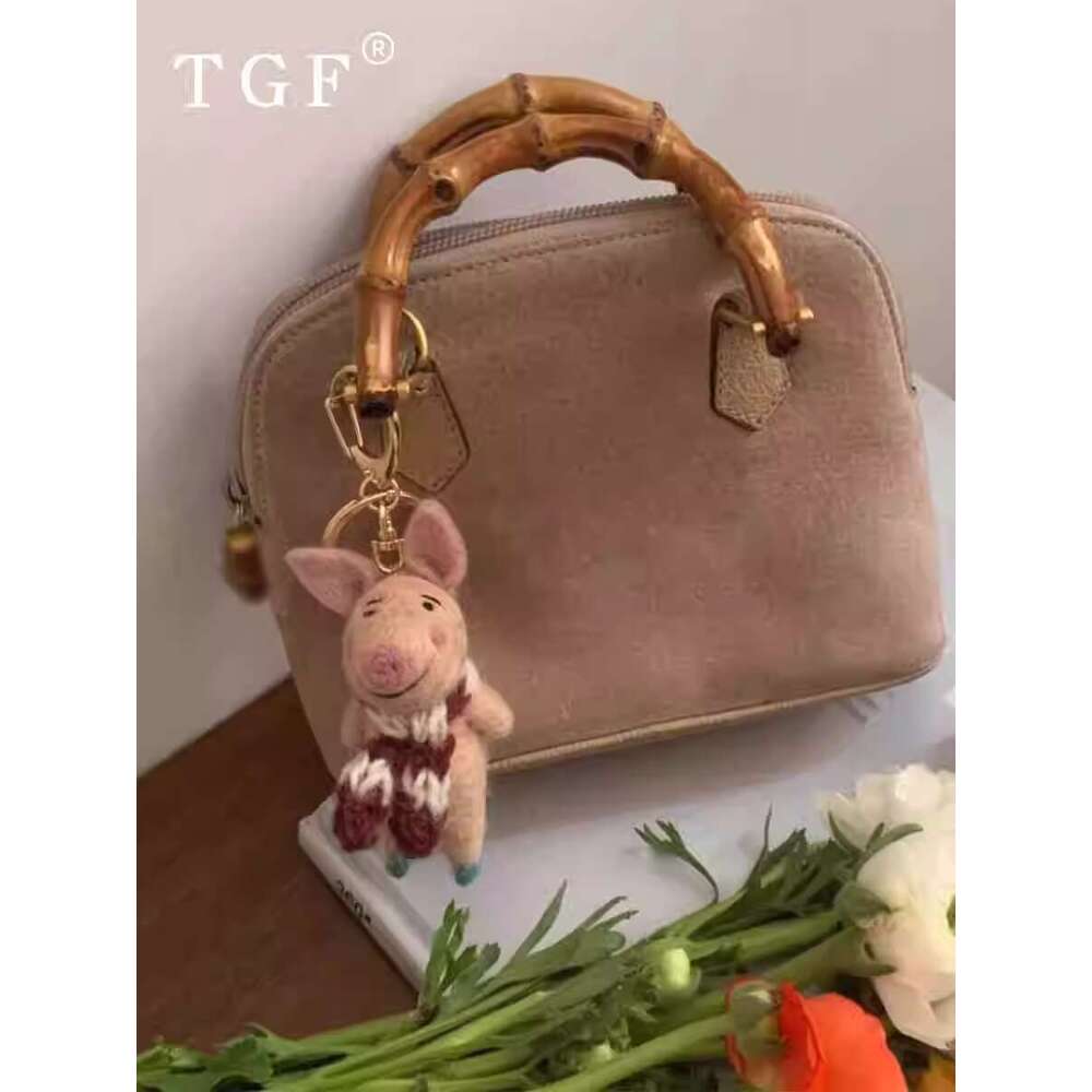 Women's Bags TGF niche designer suede handbag for women new high-end Western style clip bag