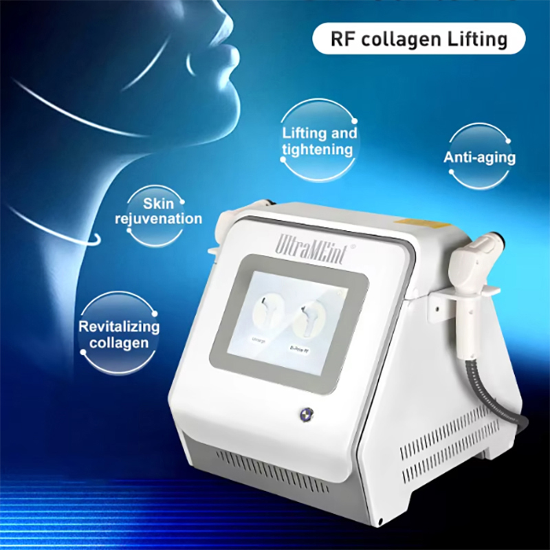 2 IN 1 RF Collagen Lifting Facial Anti-aging Beauty Device Ultrasound Increase Collagen Level Reduce Eye Wrinkles Skin Tightening Equipment