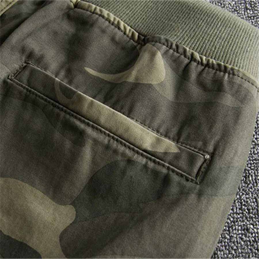 Men's Shorts Summer mens camouflage shorts casual elastic waist comfortable and loose jogging pants cotton cargo gym running shorts beach shorts 