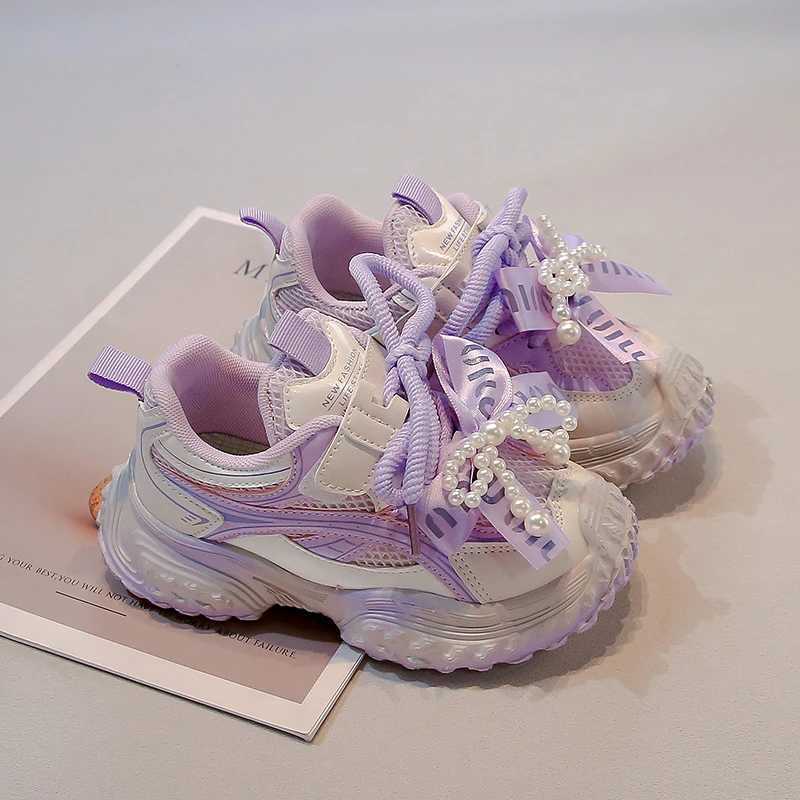 Boys and girls sports shoes lightweight non slip breathable comfortable unisex childrens sports running and walking shoes W250324