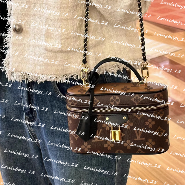 10A Top quality New vanity Bags Handbags Purses Bags Leather Floral Letter Women's Handbag Shoulder Bag Cosmetic Box Come Withe Boxs