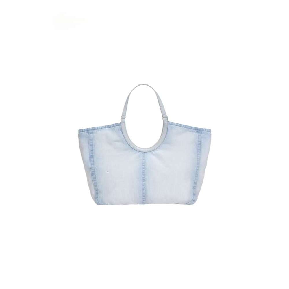 Women's Bags Washed denim tote bag for women new item, niche and high-end, large capacity double-sided underarm bag, handbag