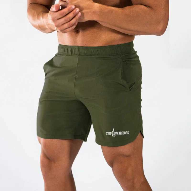 New fast drying running shorts for mens solid sportswear fitness shorts and sports shorts W250324