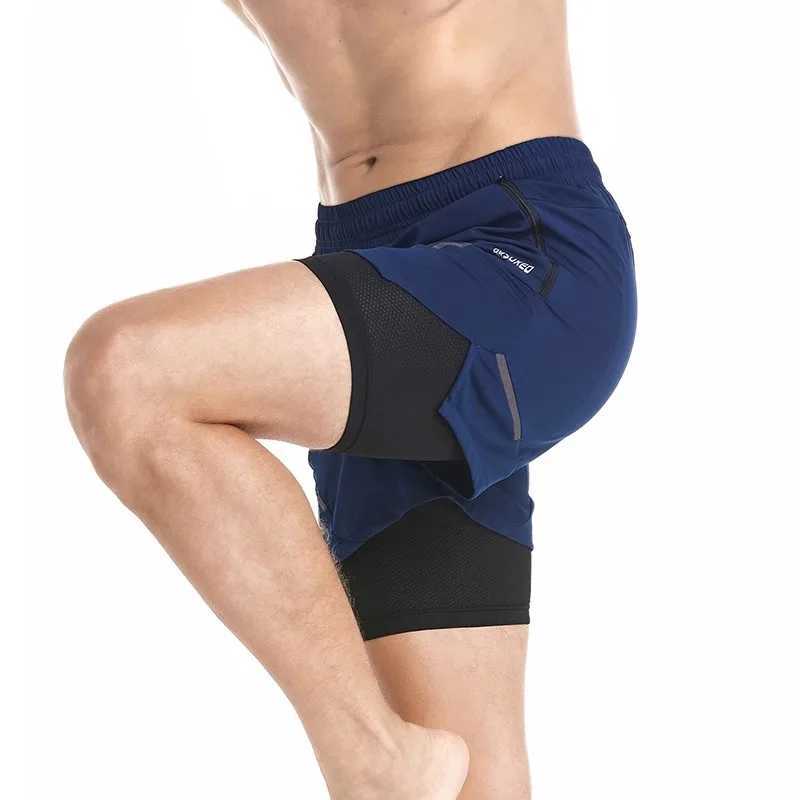 ARSUHEO Mens Running Sprint Gym Training Sprint 2 Sprint Long Inner Lining Fast Drying and Breathable W250324