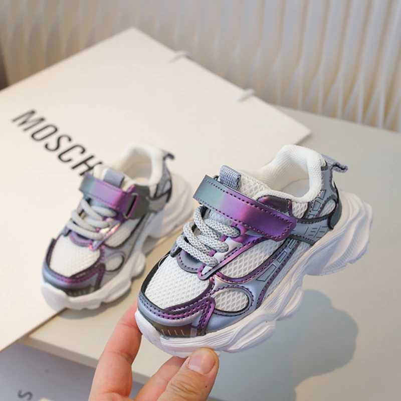 Childrens sports shoes breathable running shoes suitable for children anti slip 2024 waist boys girls school outdoor sports basketball sports shoes W2