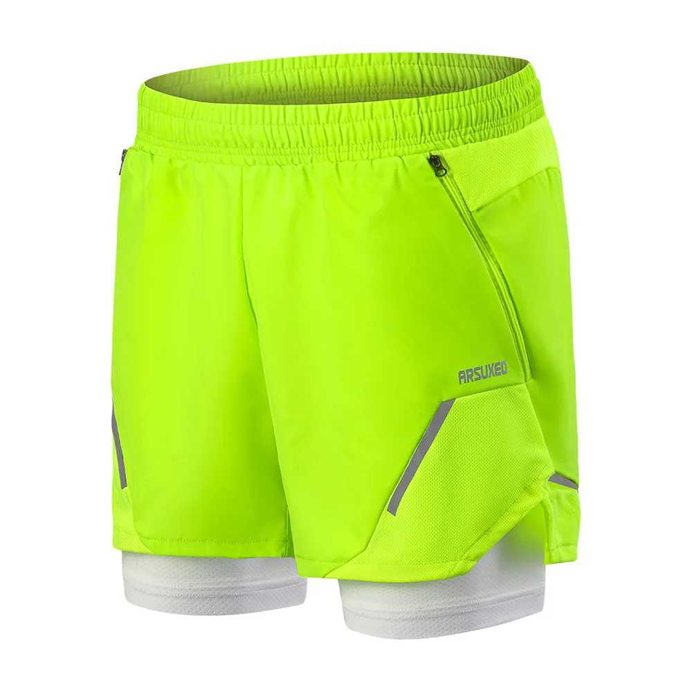 ARLUXEO Mens Running Shorts Dry Fitness 2-inch Gym Crossfit Sports Fitness Slow Running Training Clothing B20 W250324