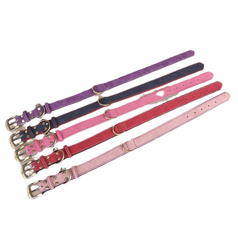 Customizable Soft PU Pet Collar with Durable Alloy Buckle for Cats & Dogs