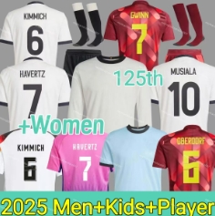 25 26 GermanyS HAVERTZ Soccer Jerseys 125th Anniversary 2024 2025 2026 FULLKRUG SANE WIRTZ GWINN Player Football Shirts goalkeeper Men Uniforms Kids kits