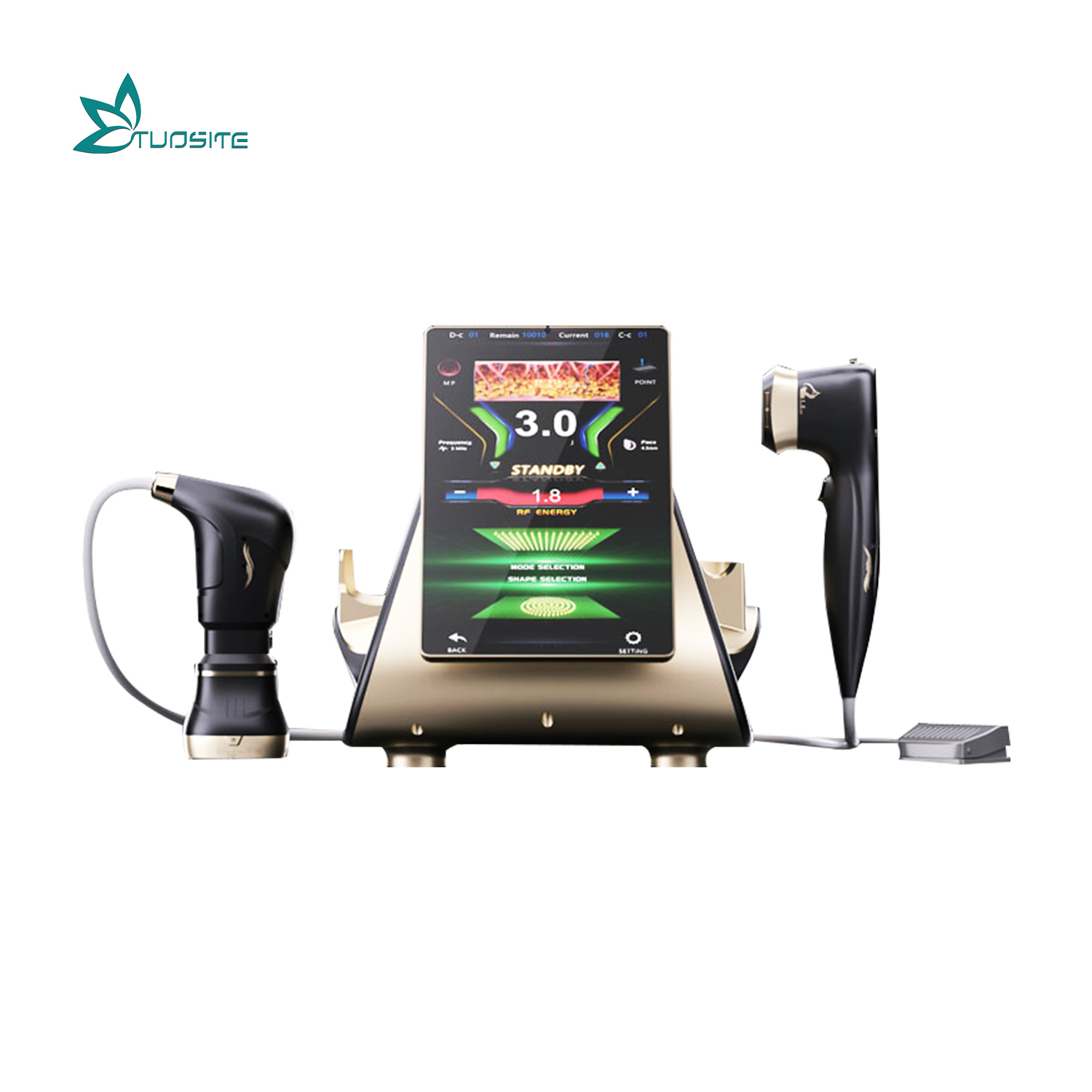 Two Handles 2 in 1 Hifu 22d Max Non-invasive Machine 13d U-ltherapy Face Lifting Hifu Machine for Wrinkle Remover Tighten Waist