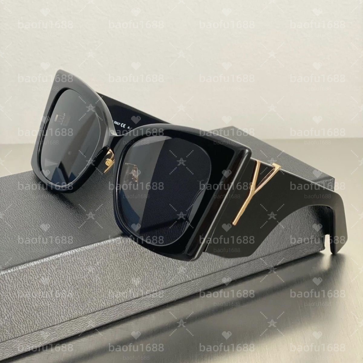 Designer sunglasses for women Men's Cat Eye Fashion polarized glasses Outdoor beach high quality sunglasses Square frame Brand Driving Shades female Eyeglasses 06