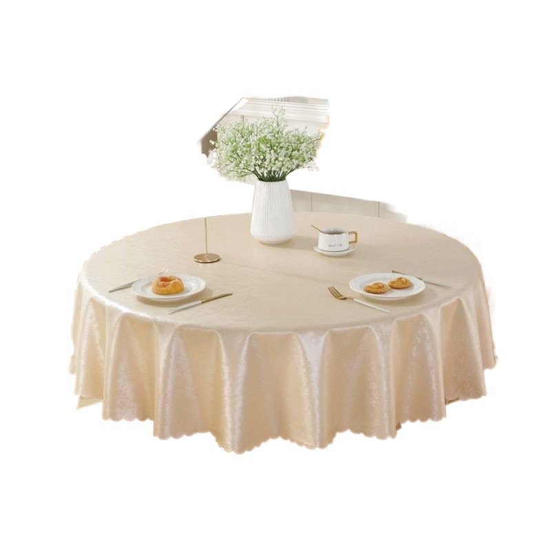W621 Waterproof cotton and linen tablecloth disposable cloth rectangular tassel dining table