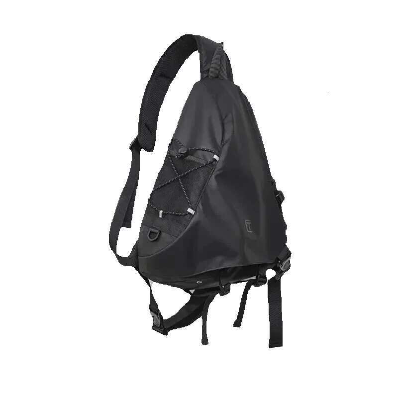 Tanool Men's Sg Shoulder Large Capacity Lightweight Messenger Waterproof Hiking Chest Bag Fit 13 Inch Tablet