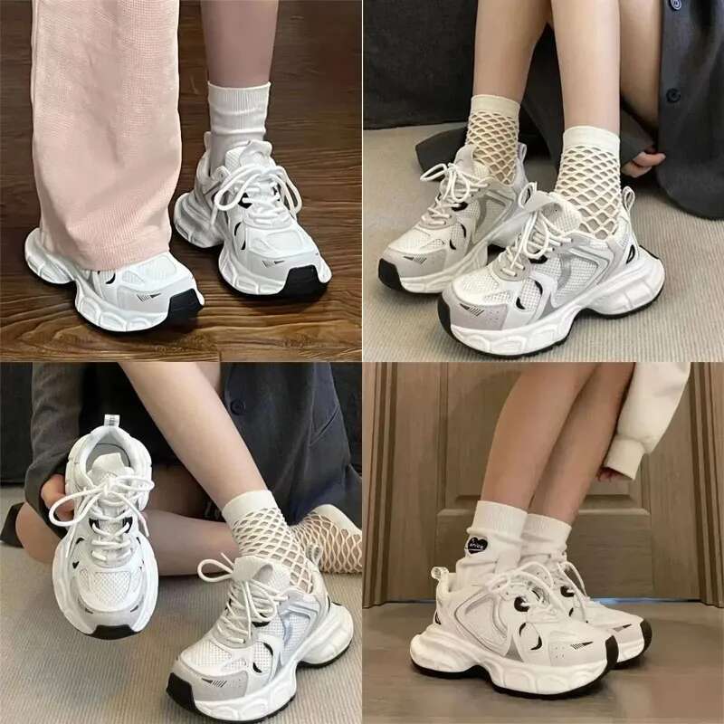 Fashion Small White Women New Spring and Autumn Leisure Sports Girls with Thick Soles Low Style Sneakers Shoes