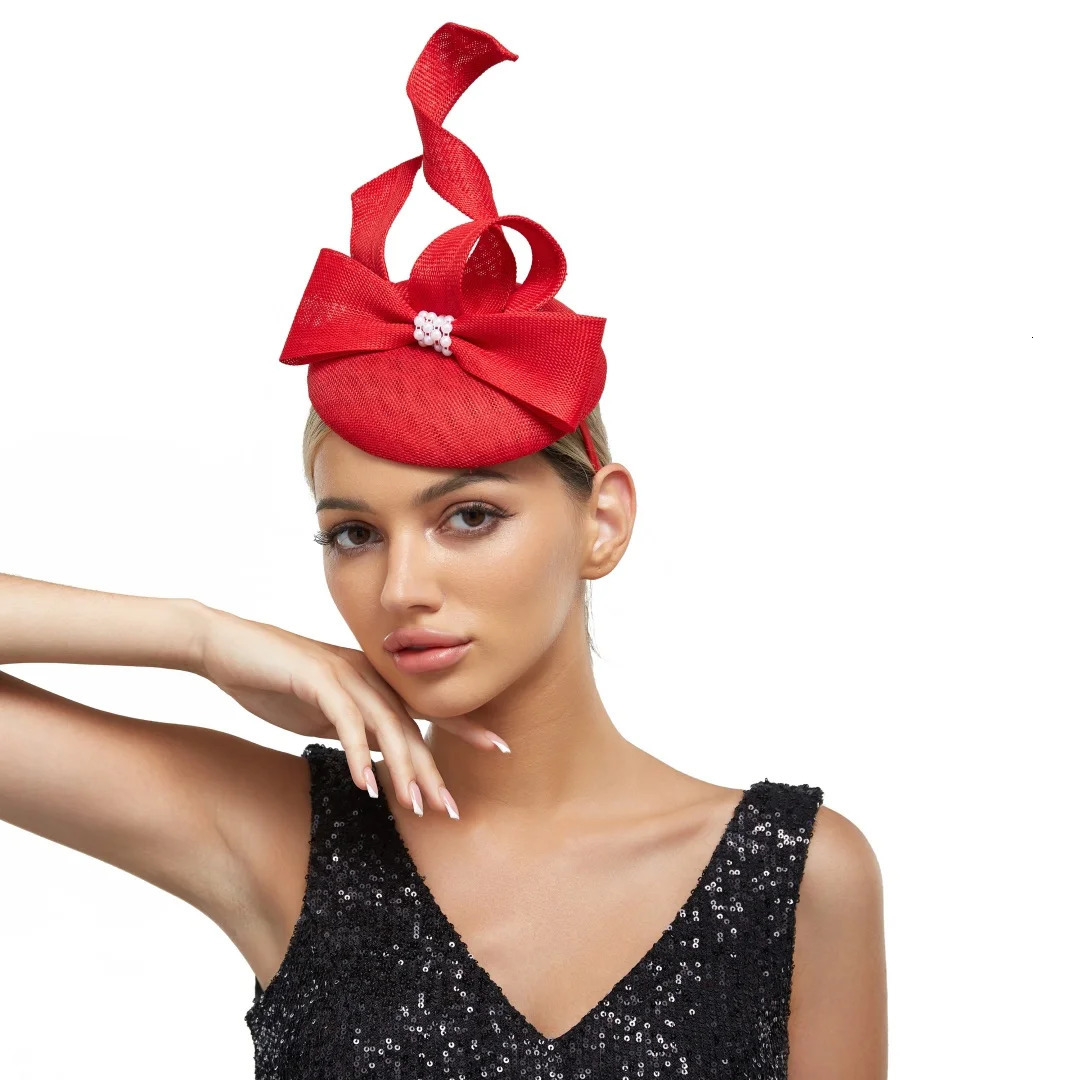 Charm Hat Wedding Church Headpiece Pearl Official Event Tea Hat Kentucky De Competition Millionaire Cocktail Hat 250322