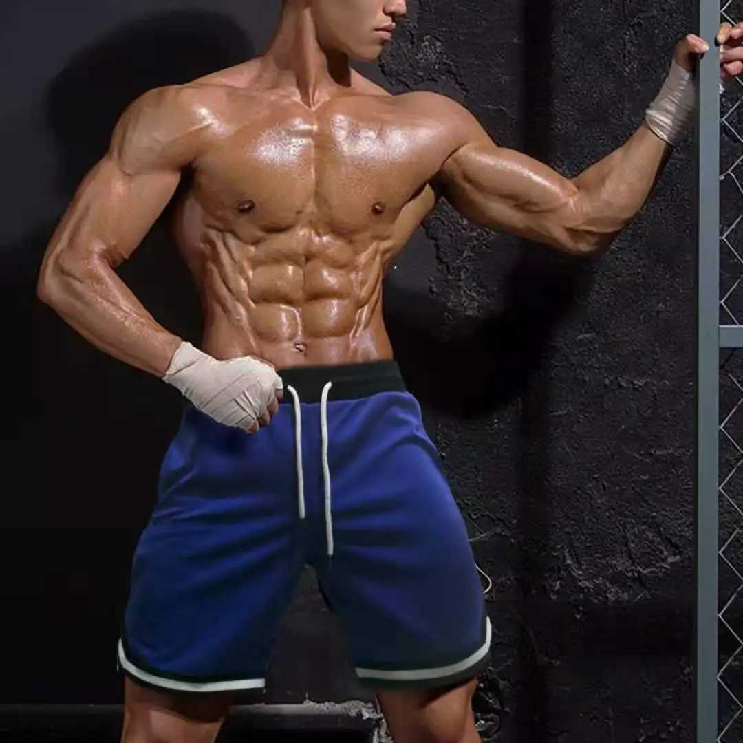 Mens loose shorts mens basketball gym fitness jogging fast drying sportswear hip-hop rap street mens clothing W250324