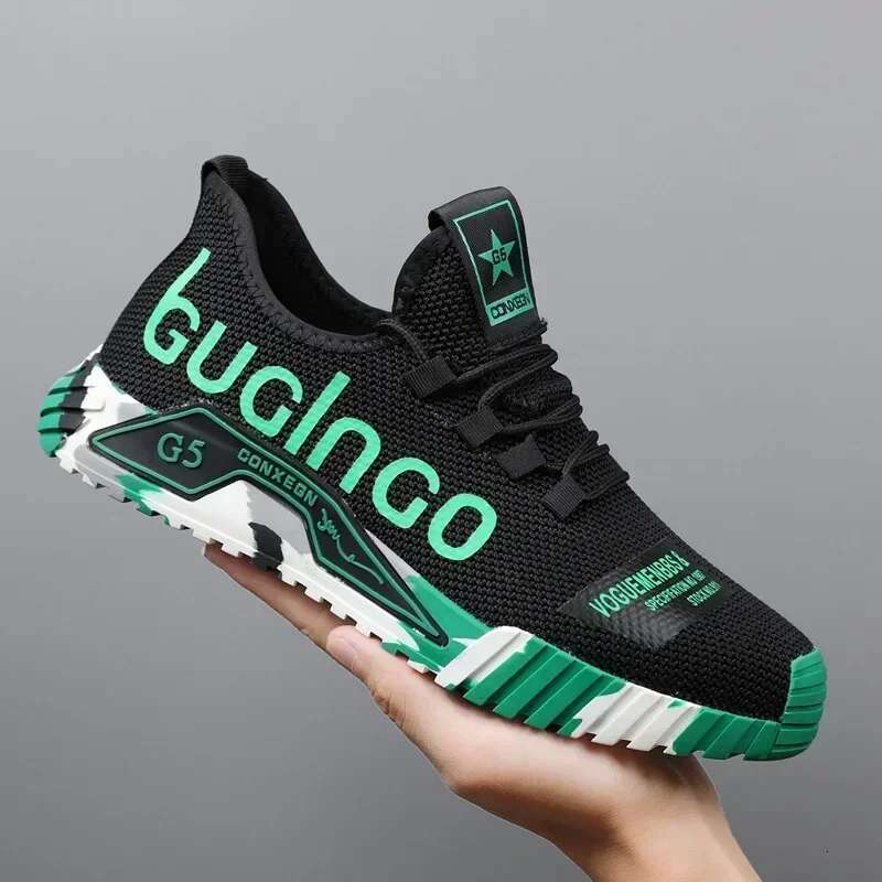 Men Summer Casual Outdoor Light Hiking Sports Mesh Lovers Running Fashion Breathable Vulcanized Shoes