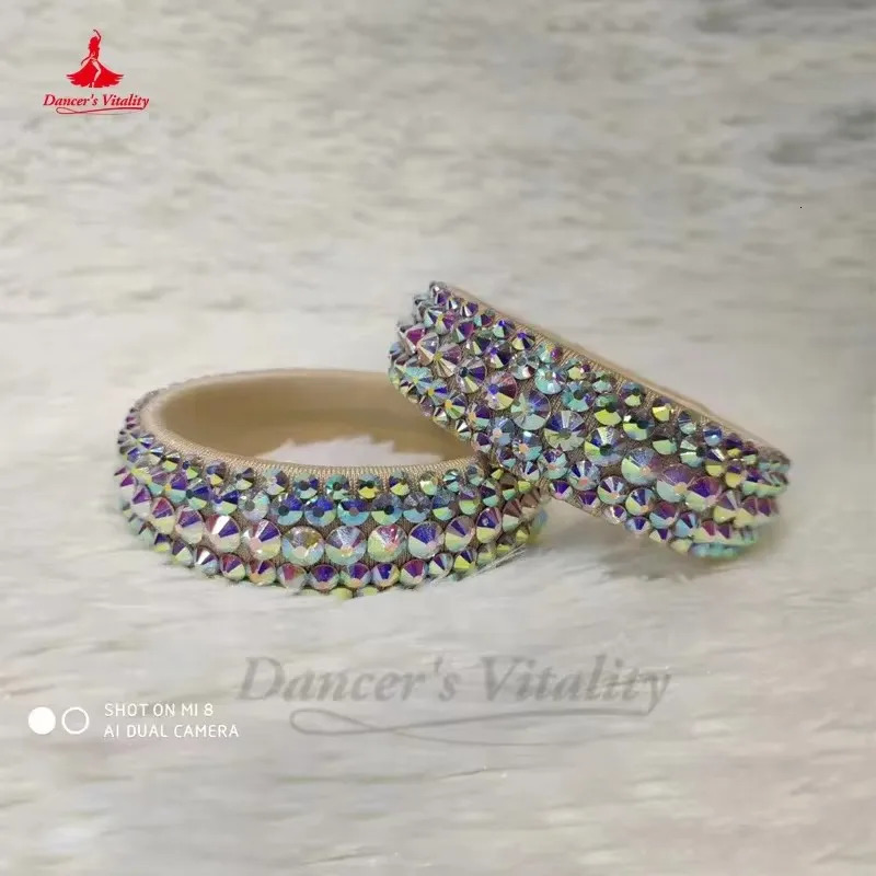 Belly Dance Bracelet Drill Bracelet Stone Jewelry Hand Cuff Bellydancing Oriental Dance Accessories Bracelet 250318