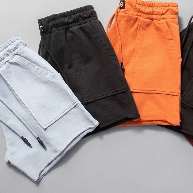 Mens running shorts summer sportswear double-layer shorts 2-inch training and training clothes mens gym fitness shorts W250324