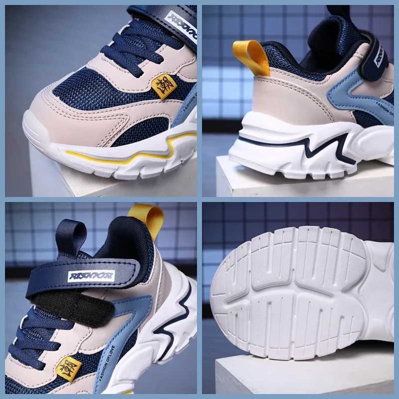 Childrens sports shoes boys casual sports shoes childrens running hiking basketball coach breathable all year round W250324