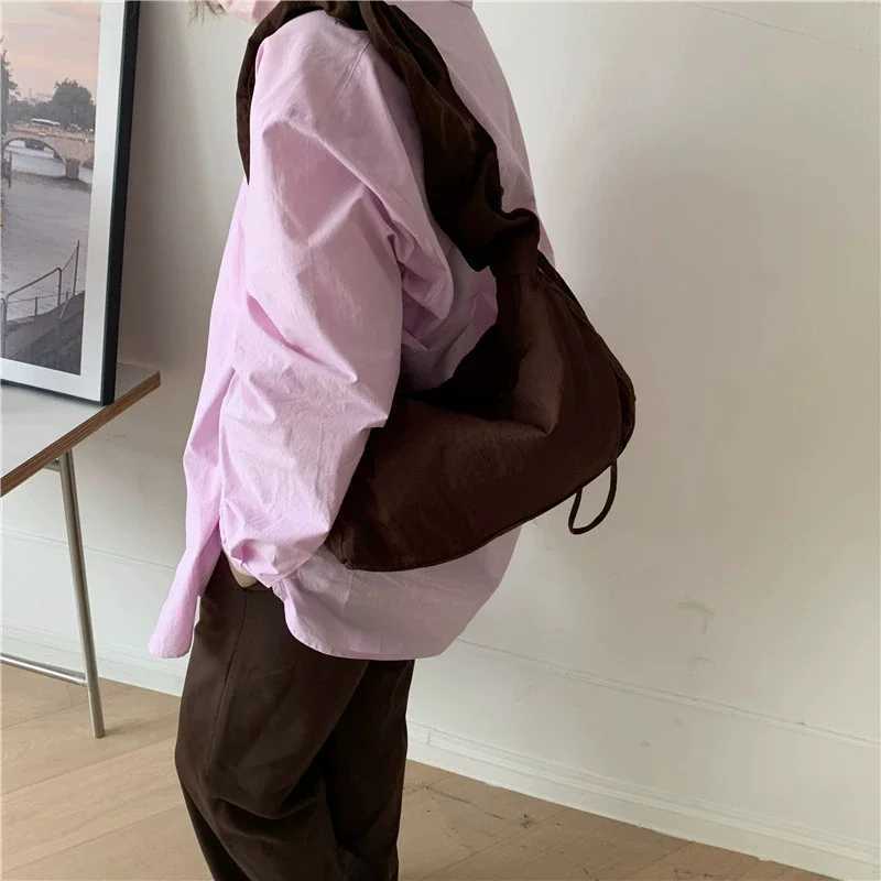 Large capacity shoulder bag womens handbag high-quality messenger bag canvas casual handbag Z250324