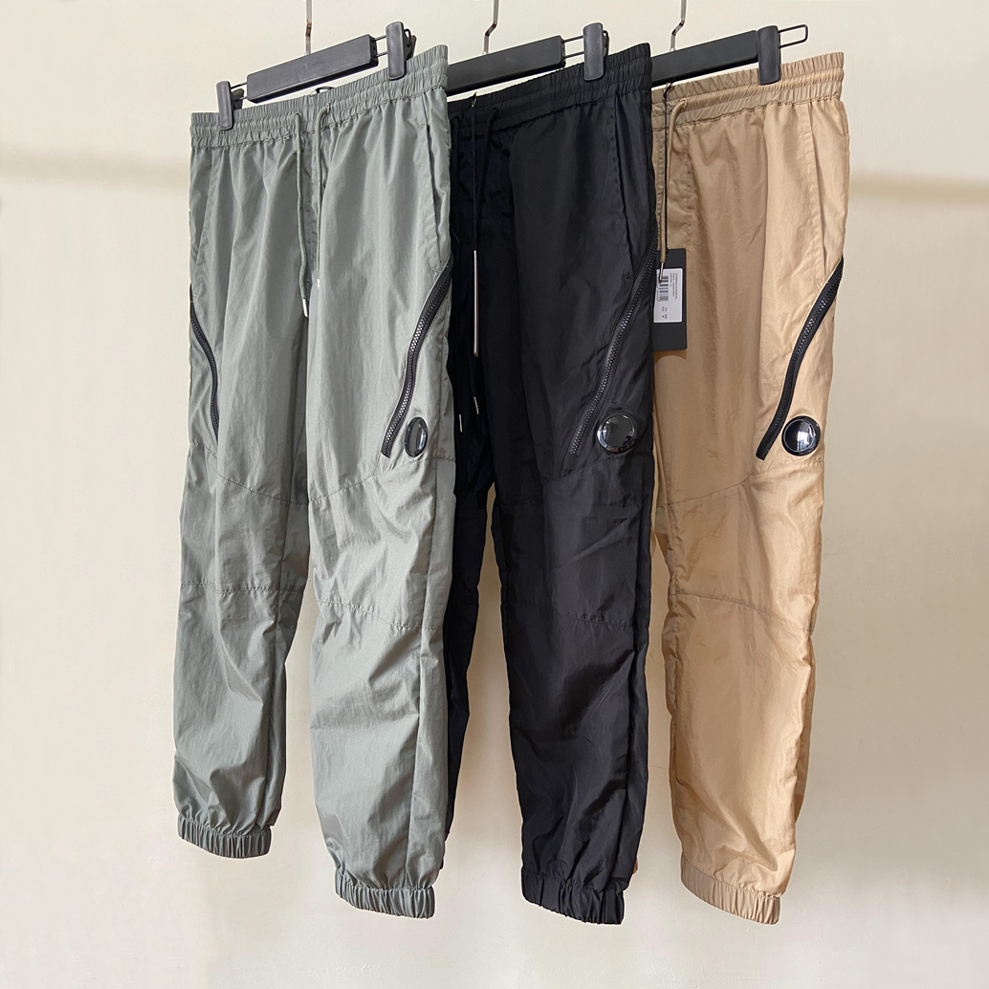 Mens Pant Cargo Pocket Lens Nylon Sweatpant Jogging Trousers Outdoor Waterproof Tracksuit Loose Man Quick Dry Track Pants