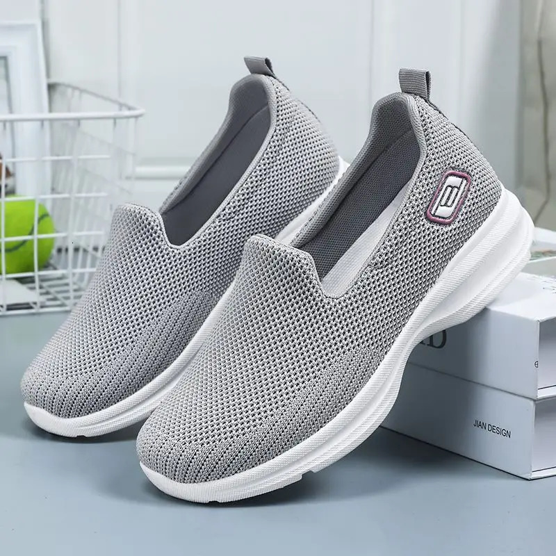 Spring Womens Loafers Comfortable Female Sip On Shoes Ballet Flats Socks Sneakers Tennis Zapatilas Mujer Women Casual Shoes 250317