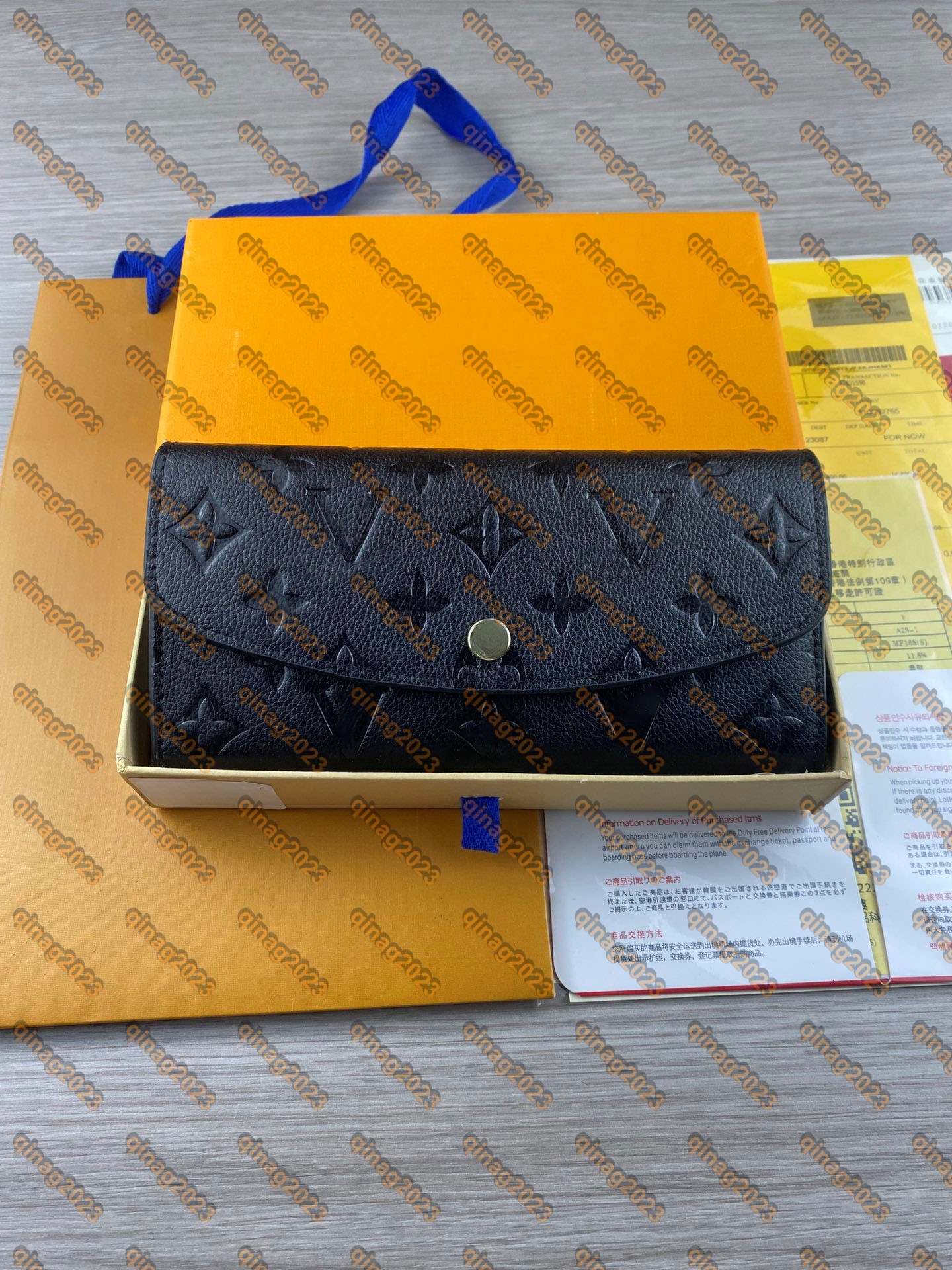 Fashion designer wallet, luxurious women's short wallet, pressed flower letter credit card clip, women's checkered money bag, high-quality AA
