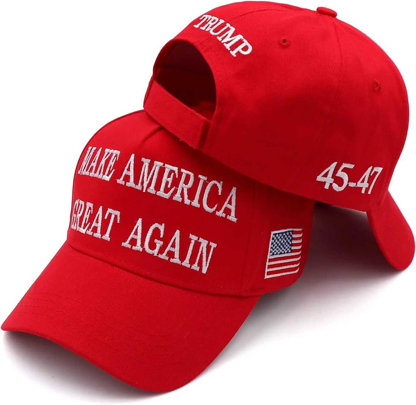 Fashion baseball cap MAGA 2024 US snapshot cap adjustable outdoor sports cap hip-hop cap trend solid colorXJ250325