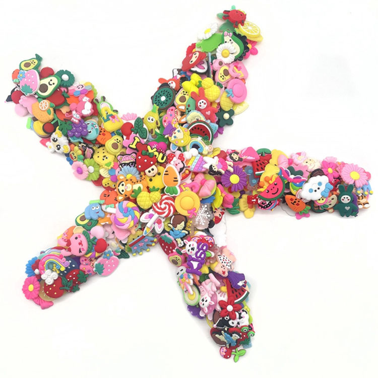 Cartoon Random Bulk Shoe Charms and pins - Cool and Cute - PVC - for Sandals and Shoe Decoration