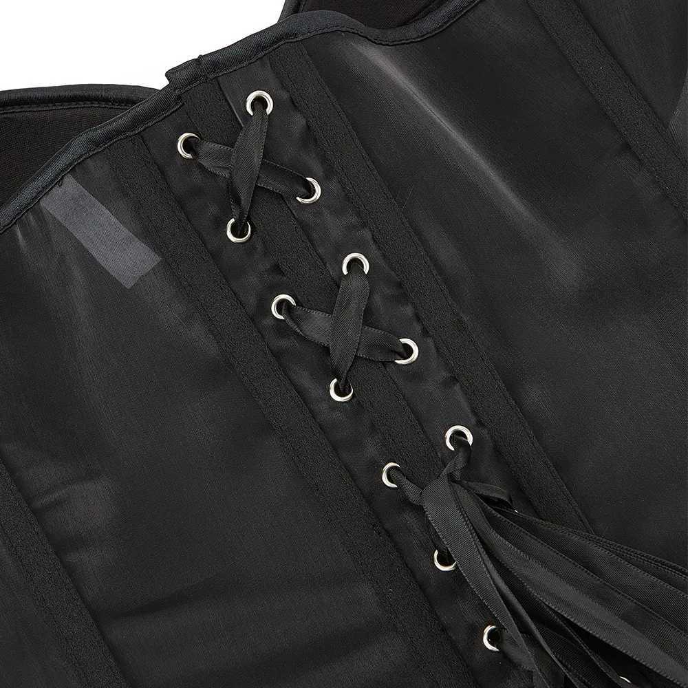 Sexy black transparent mesh bra push up bra womens tight corset Bustier club party breathable shaping clothing plus size W250325