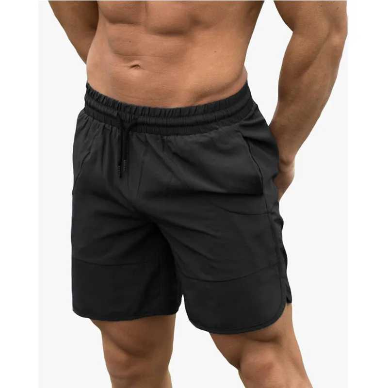 Running shorts for men quick drying exercise fitness gym shorts spandex sports jogging 2023 pocket tennis training shorts W250324