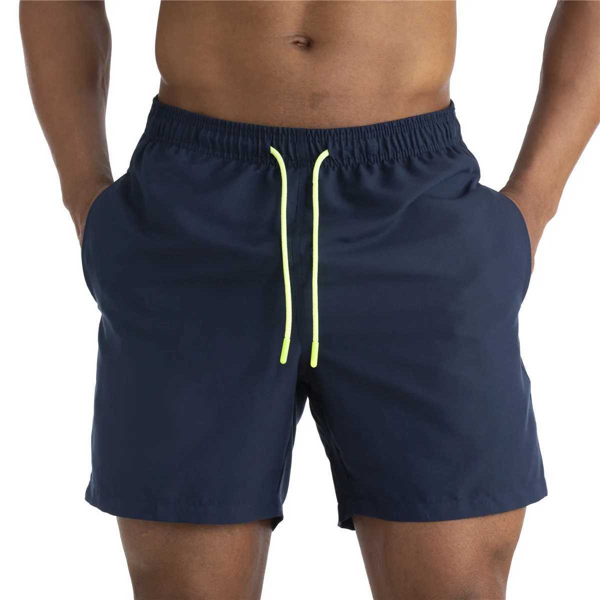 New 2024 Summer Fashion Mens Running Shorts Slow Running Gym Fitness Training Quick Drying Beach Shorts Mens Sports Exercise Bottom W250324
