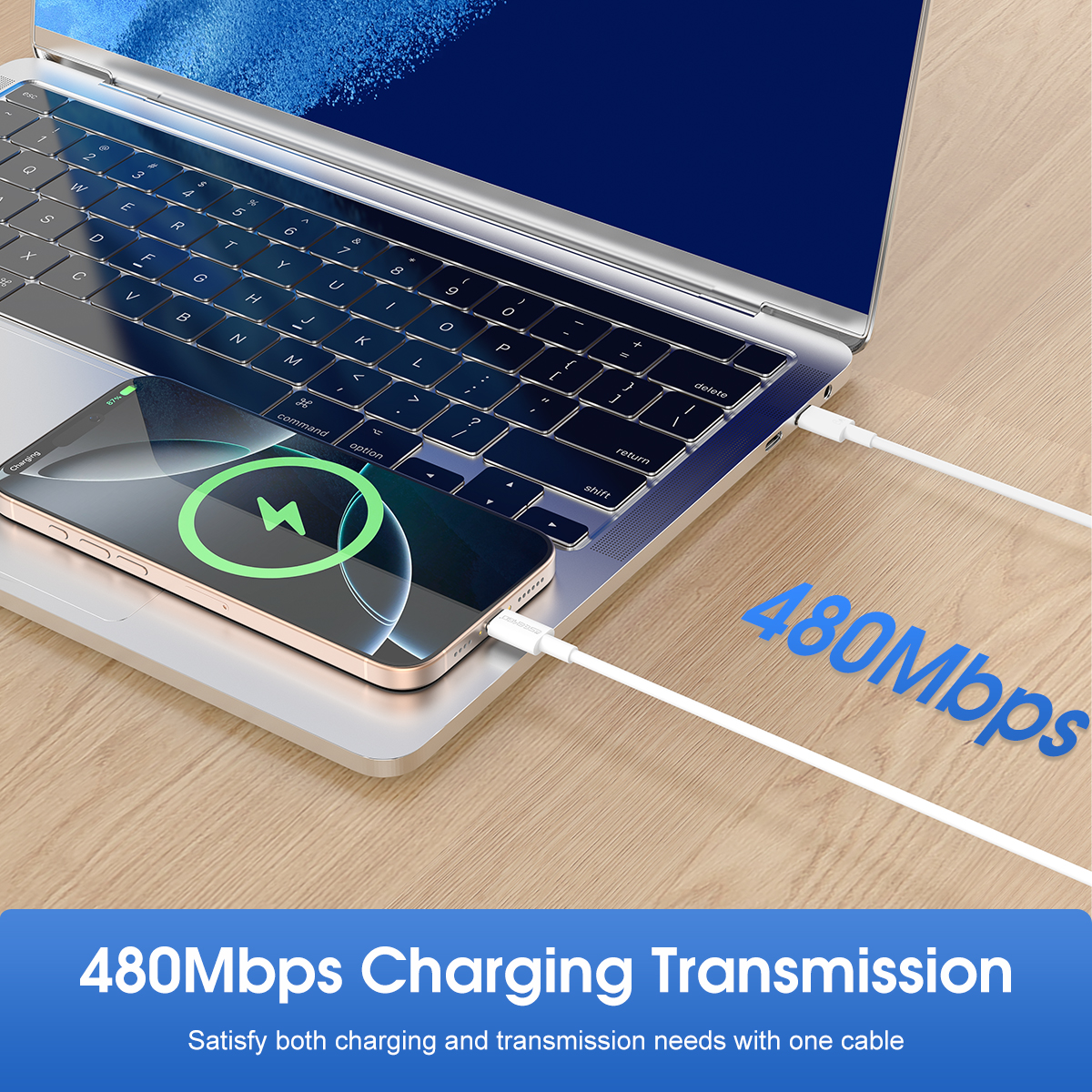 USA STOCK ESEEKGO L-6CW Type-C to Type-C 6A 3.3ft Data Cable For IPhone 16 With Retail Package ship in 2 days