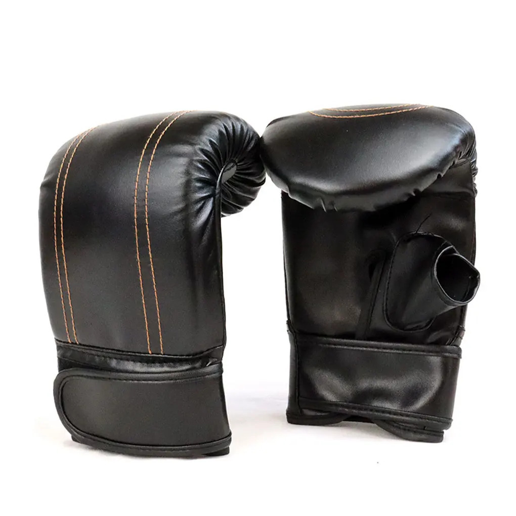Boxing training gloves PU leather childrens breathable Thai needle punched karate taekwondo gloves 250325
