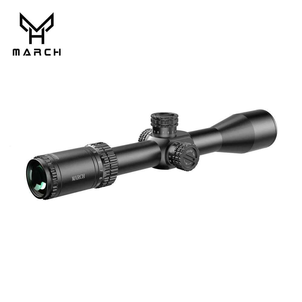 MARCH SK 4-16x44 FFP Tactical Caza Riflescope 1/4MOA ing Lunetas For Hunting Airsoft Optical Sight Carbine Sniper Scope