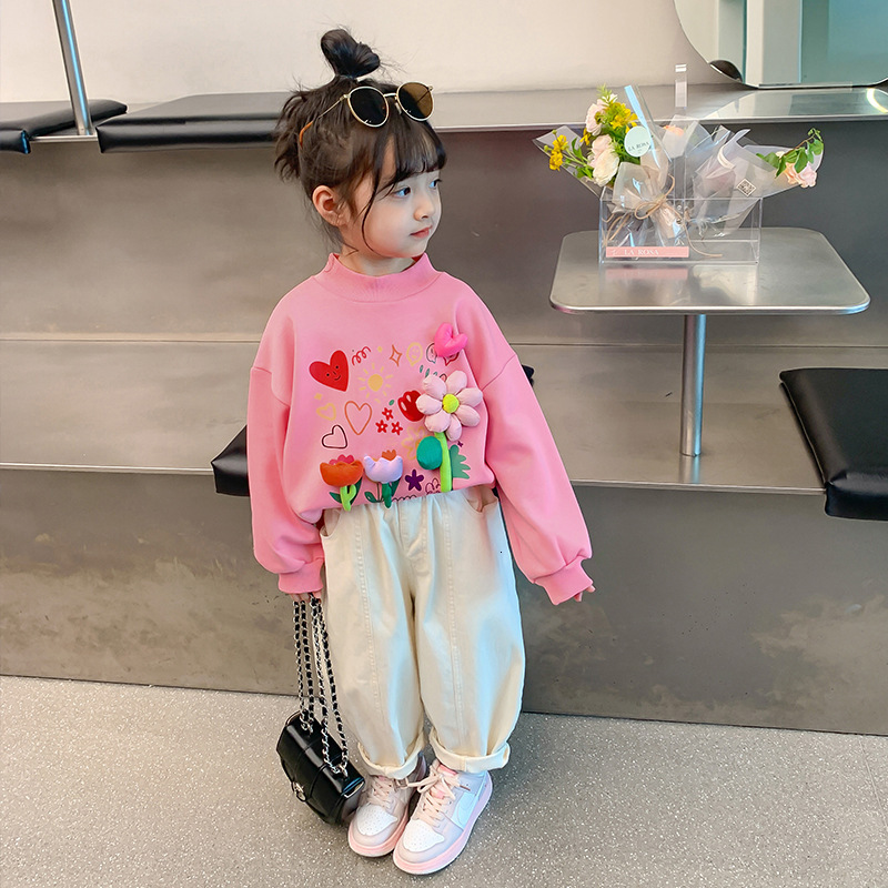 Ddmyshoesvip Girls Hoodie For And Autumn New Korean Style Trendy Spring Clothing Children S Baby Top