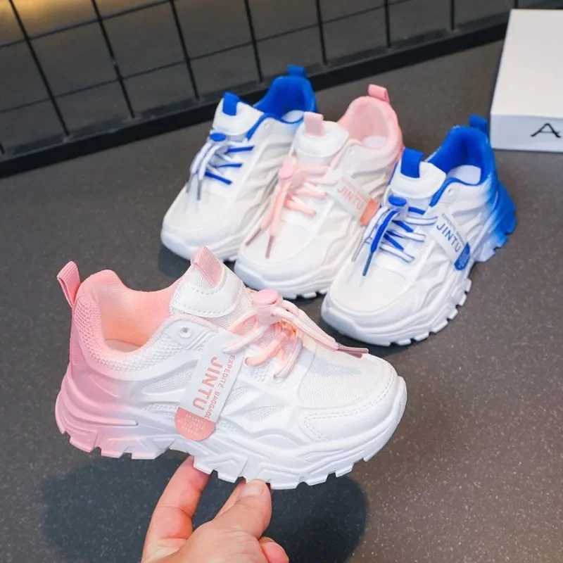 Childrens shoes casual sports shoes breathable mesh comfortable childrens sports shoes boys and girls outdoor non slip basketball running shoes W25032