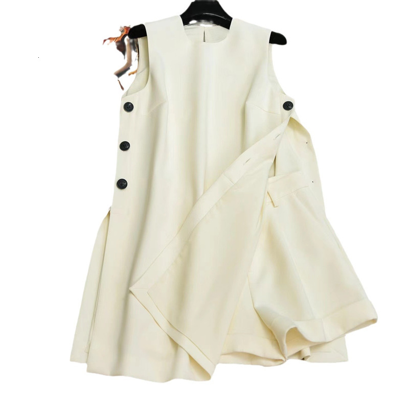 2024 Summer Fashion Set Sleeveless Dress Shorts Comfortable, Casual And Simple