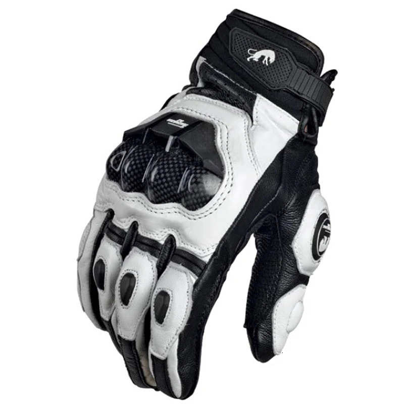 Motorcycle Gloves Leather Glove Street Motorcycle Motocross Racing Windproof breathable M-XXL 250324