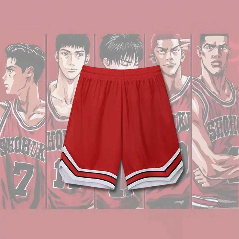 Basketball pants summer American sports shorts fitness breathable casual men and women running loose quarter pants sweat W250324