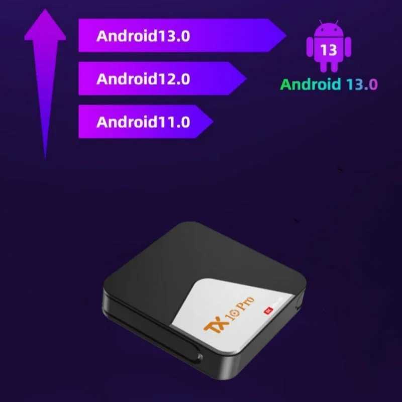 HaaYot Android 13 Smart TV Box Dual band Wifi 2GB 16GB 4K Media Player Supports Google Assistant TX10 Pro Set Top Box X250325