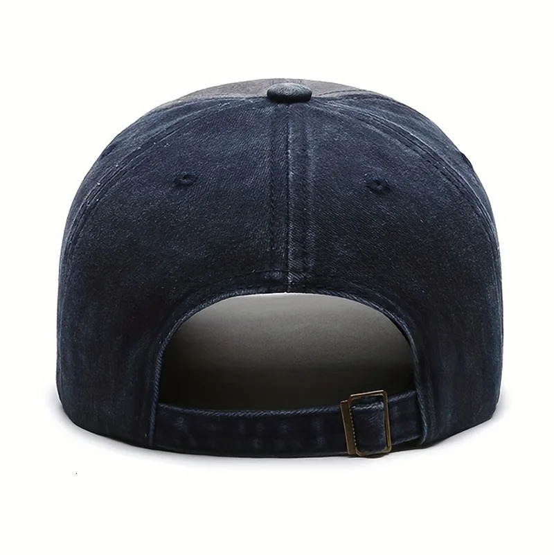 Four Seasons Mens Baseball Cap Casual Distressed Washed Cotton Letters Embroidered Cap Bentrim Dome Rest Idle sunscreen hats 250318