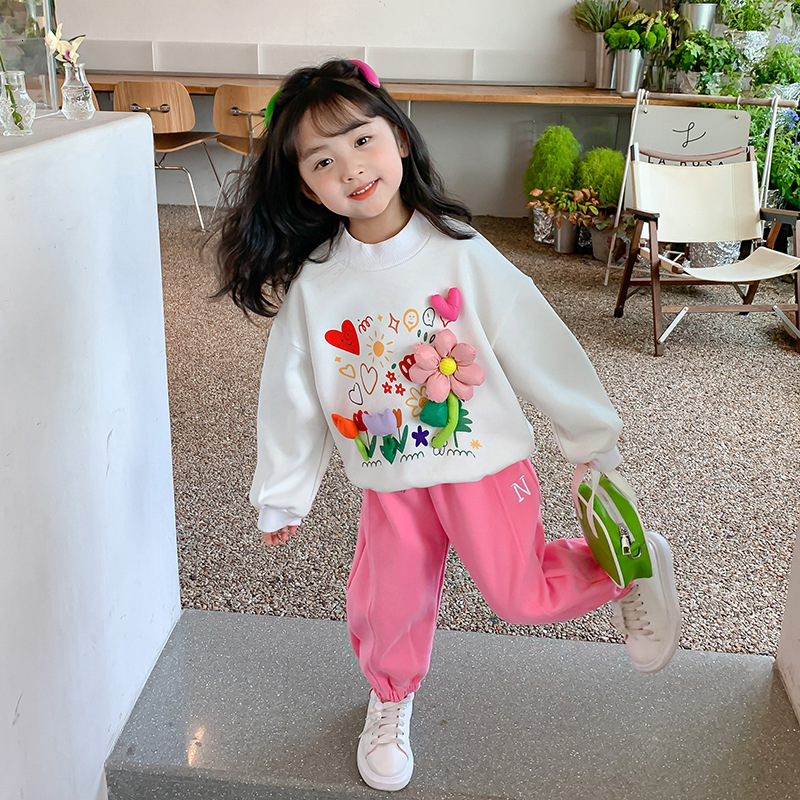 Ddmyshoesvip Girls Hoodie For And Autumn New Korean Style Trendy Spring Clothing Children S Baby Top
