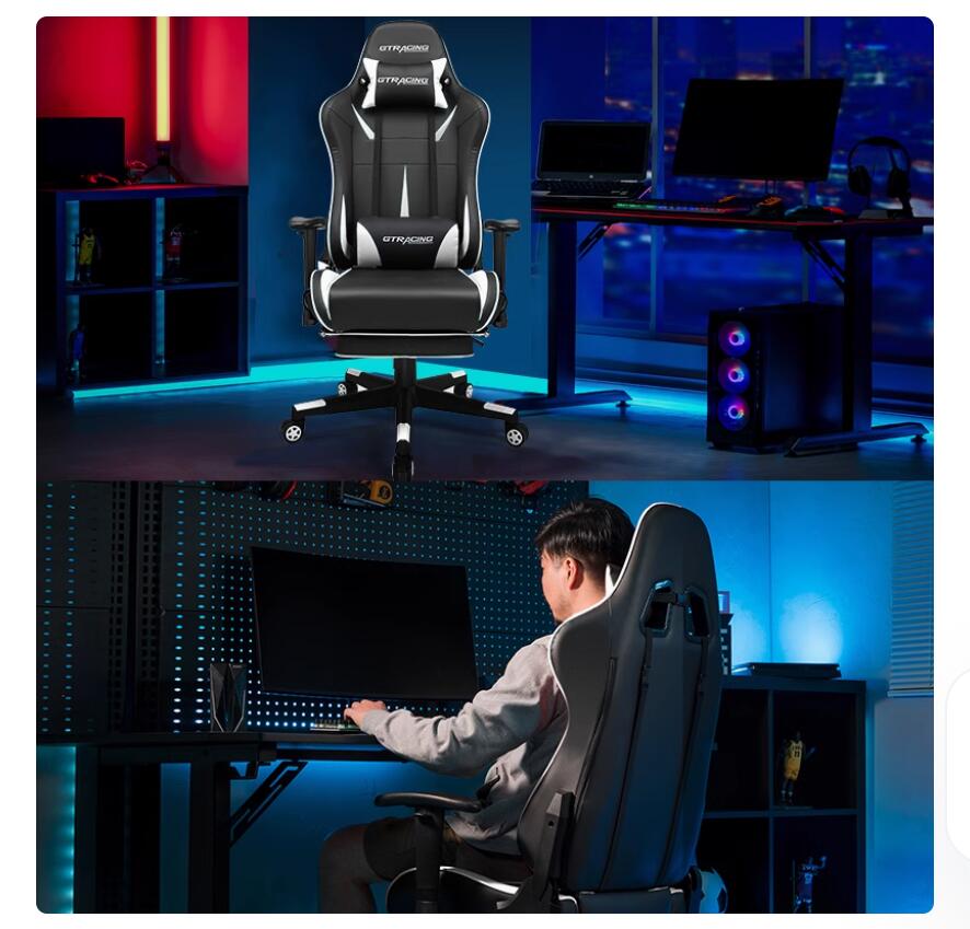 Other Furniture Ergonomic Gaming Desk Chair Speaker Multifunctional Heavyduty 2024 Design Drop Delivery Home Garden Otkon