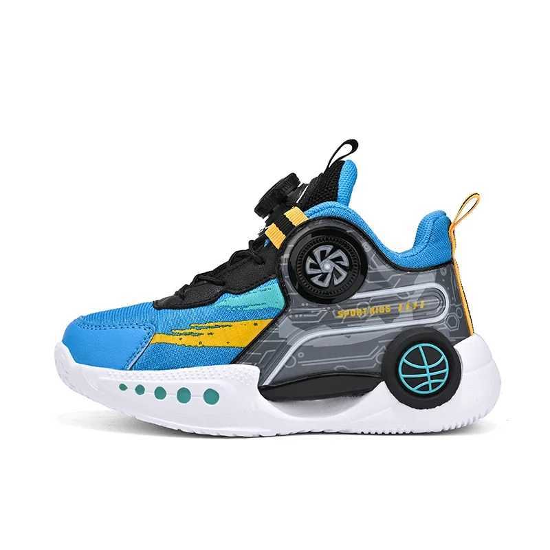 Brand childrens shoes boys basketball shoes childrens casual sports shoes black boys sports shoes outdoor running sports shoes W250324