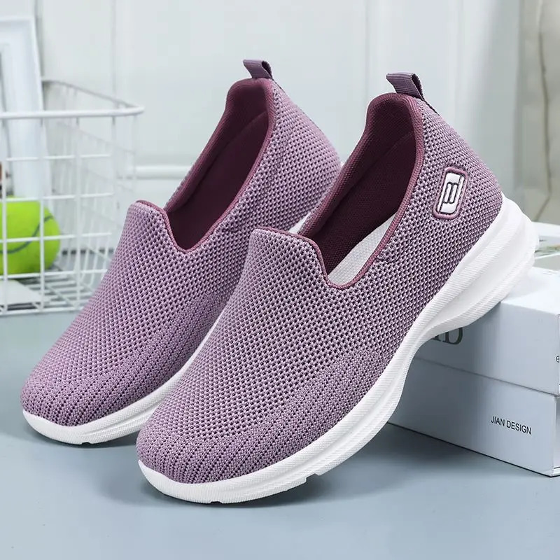 Spring Womens Loafers Comfortable Female Sip On Shoes Ballet Flats Socks Sneakers Tennis Zapatilas Mujer Women Casual Shoes 250317