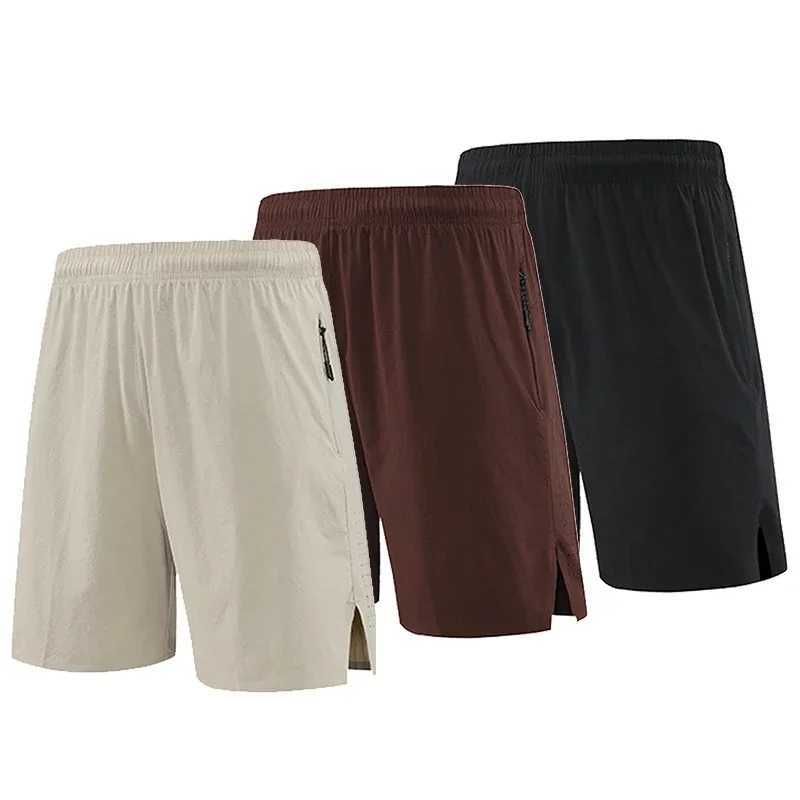 Mens fitness gym jogging shorts outdoor beach sports pants fitness running sportswear mens training clothing mens hiking pants W250324