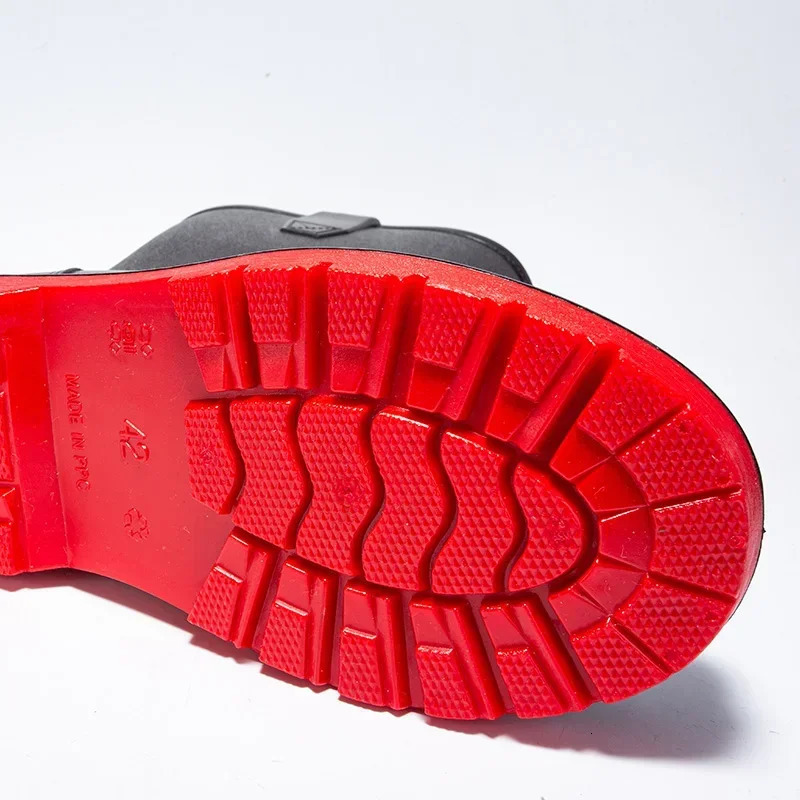 Botas 2024 Outdoor Mens Boots Fashion Rain Four Seasons Anti slip Comfortable Wear resistant Waterproof Shoes 250317