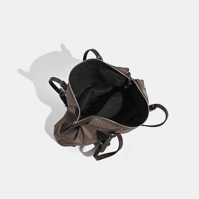 2024 South Korean New Leisure Handbag Commuter Temperature Nylon Shoulder Bag Large Capacity Niche Style Handbag Z250324